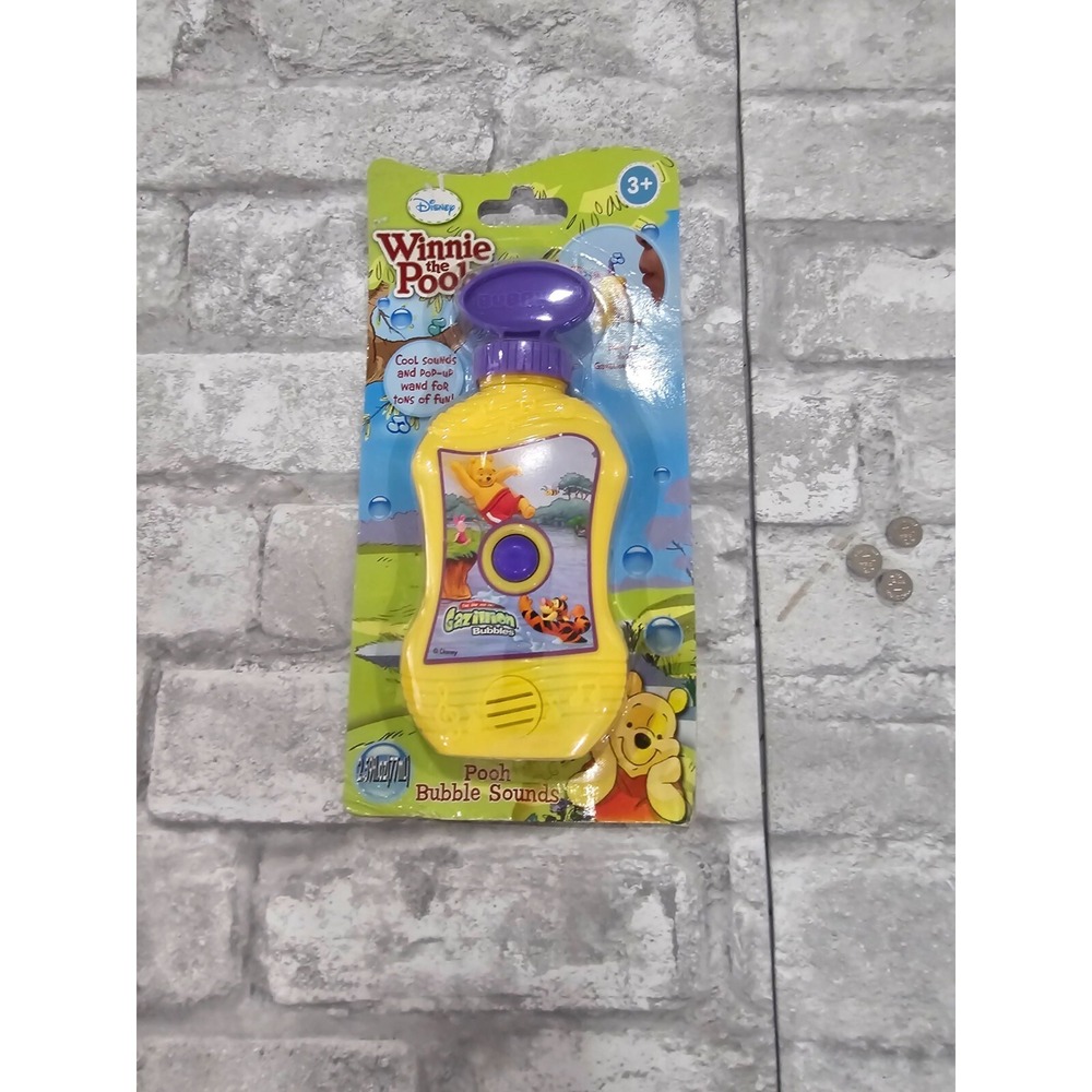 Vintage‎ Disney Winnie The Pooh Bear Toy Bubble Sounds Machine Handheld New